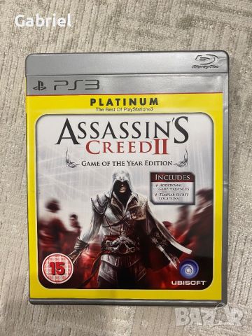 Assassin’s Creed II PS3 Platinum, снимка 1 - Игри за PlayStation - 45597290