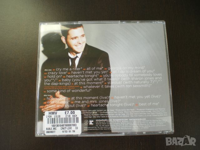 Michael Bublé ‎– Crazy Love (Hollywood Edition) 2010 CD, Album Двоен диск, снимка 3 - CD дискове - 45573965