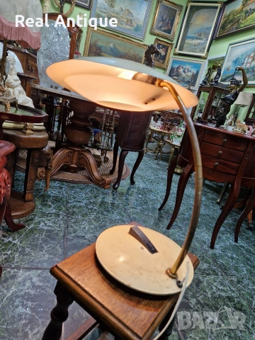 Рядка голяма антикварна руска съветска настолна лампа , снимка 9 - Антикварни и старинни предмети - 53463763