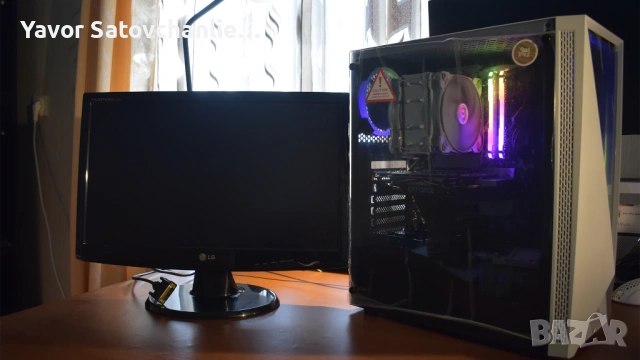 Геймърски компютър + монитор (Ryzen 5 3600, GTX 1660 Ti, 16GB RAM), снимка 6 - Други - 54016682