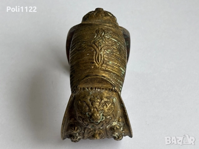 Възрожденска гривна рогатка, снимка 2 - Антикварни и старинни предмети - 51744995