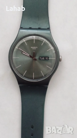 Голям хронограф Swatch + подарък, снимка 8 - Мъжки - 53721624