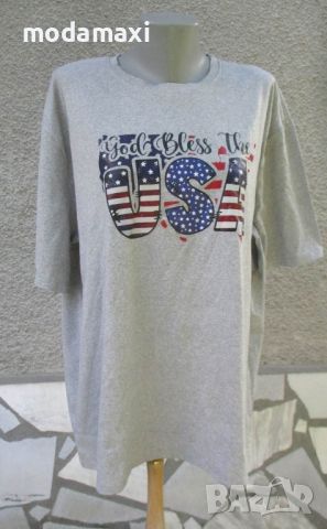 4XL Нова тениска USA , снимка 1 - Тениски - 45829968