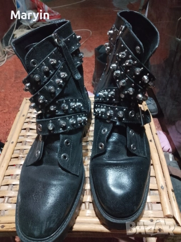 3 чифта боти марка зара 37 номер , снимка 8 - Дамски боти - 53936971