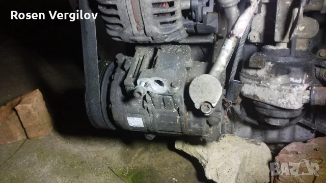 Компресор климатик, Шкода Фабия 1, 1,4 тди заедно с шайба и единия тръбопровод  