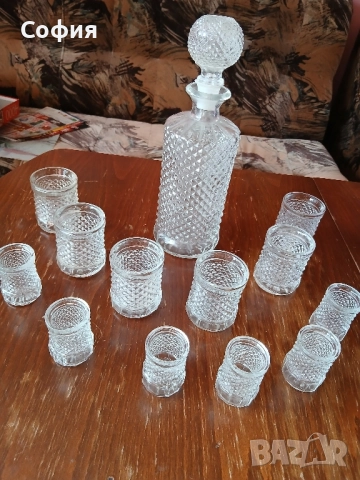 сервиз стъкло алкохол, снимка 5 - Сервизи - 52431319