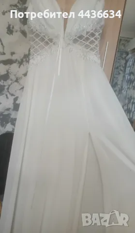 Свадбена рокля, снимка 2 - Рокли - 49780136