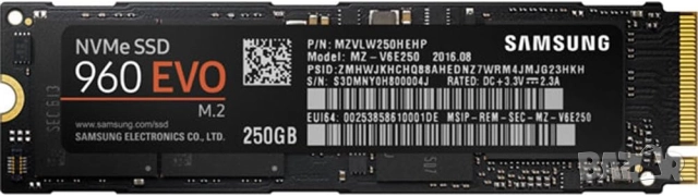 Ултра бърз диск за компютър NVME M.2 SSD Samsung 960 Pro 