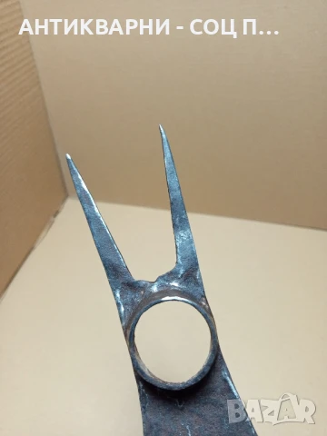 Соц Стара Ръчно Кована Мотичка Каластирка., снимка 9 - Антикварни и старинни предмети - 50659531