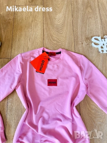 Разкошен сет за всекидневна употреба от Hugo Boss в розов цвят.СМ и Л размер, снимка 4 - Спортни екипи - 51994237