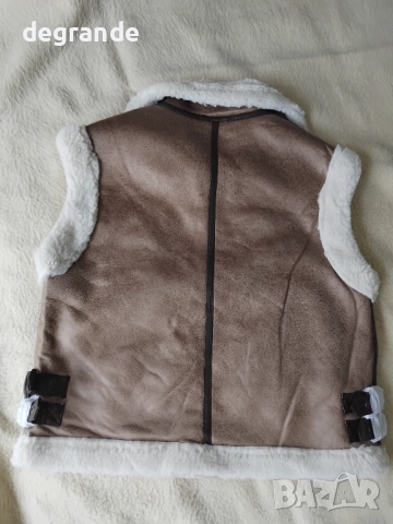 Дамски елек с Каракул , снимка 3 - Елеци - 52343642