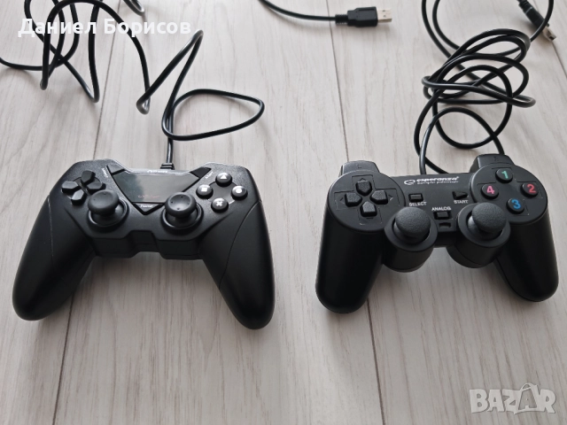 2 бр Геймпад контролери Trust GXT 530 и Esperanza (с кабел) за PC/PS3