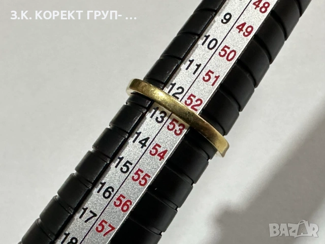 Златен пръстен 14к, 2,52гр, снимка 4 - Пръстени - 53283535