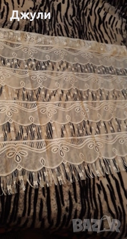 Перденце бяло, снимка 5 - Пердета и завеси - 52382763