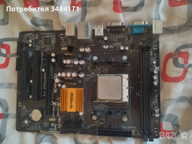 asrock n68-gs4 fx , снимка 2 - Дънни платки - 48717871