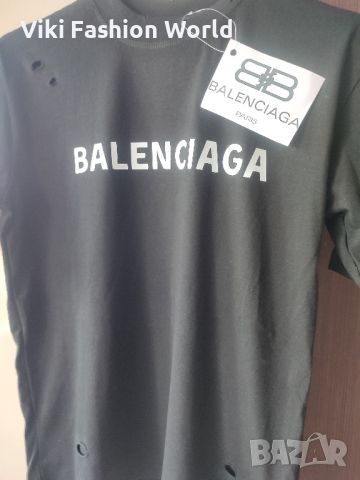 тениска баленсиага, тениски на balenciaga , balenciaga дрехи, снимка 6 - Тениски - 45982574