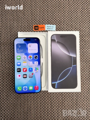КАТО НОВ❗️iPhone 16 Pro MAX Лизинг от 30Е/мес MAX Black Titanium❗️256GB❗️, снимка 8 - Apple iPhone - 53086593