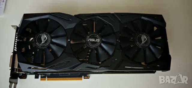 Продавам Перфектна Видео Карта Asus ROG StriX RX 580 8Gb Като Нова, снимка 2 - Видеокарти - 48807639