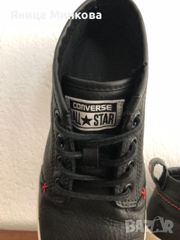 CONVERSE- кецове, естествена кожа, снимка 7 - Кецове - 46624307