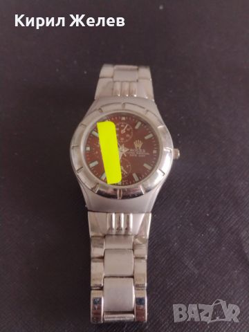 Метална верижка за мъжки часовник ROLEX стилен дизайн 42662, снимка 1 - Каишки за часовници - 45380528