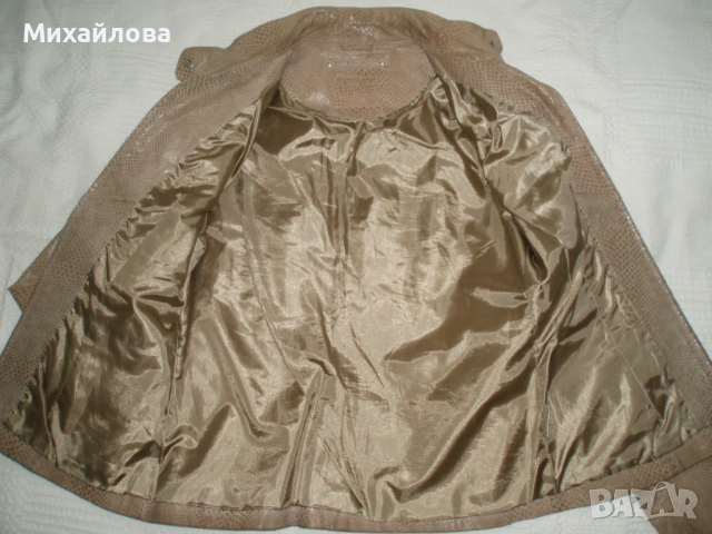 Кожено яке от естествена кожа + подарък велурено яке естествен велур, снимка 3 - Якета - 53222690