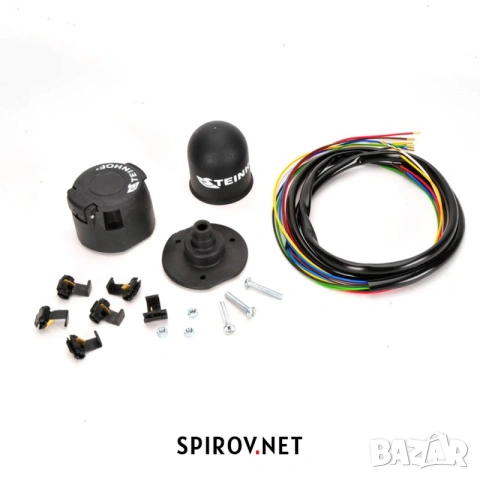 Универсална инсталация за теглич ремарке каравана 7 пина DIN ISO 1724