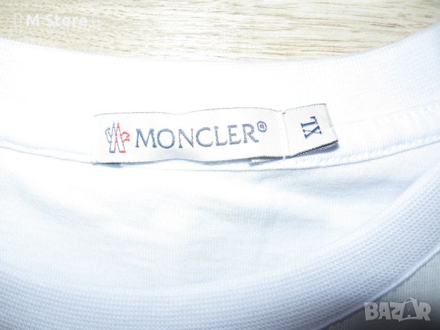 Moncler logo t-shirt оригинална тениска, снимка 4 - Тениски - 46088556