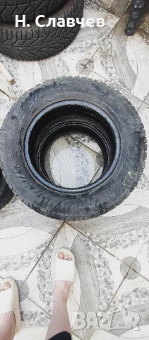 зимни гуми с джанти 4х100 /56,1, снимка 4 - Гуми и джанти - 50683266