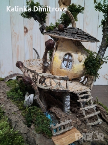 Къща на дърво,изработена с естествени материали., снимка 5 - Други стоки за дома - 52102061