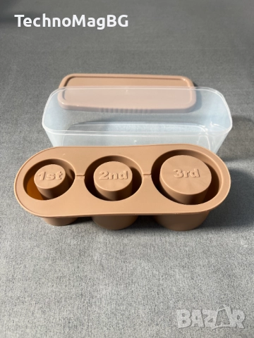 DAKLUNAR Силиконова форма за лед Stanley Cup – с капак и контейнер, снимка 3 - Форми - 51488725