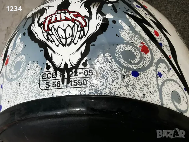 КАСКА шлем HJC размер S (55-56см) за мотоциклет (мотор), скутер, АТВ , снимка 8 - Аксесоари и консумативи - 49692242