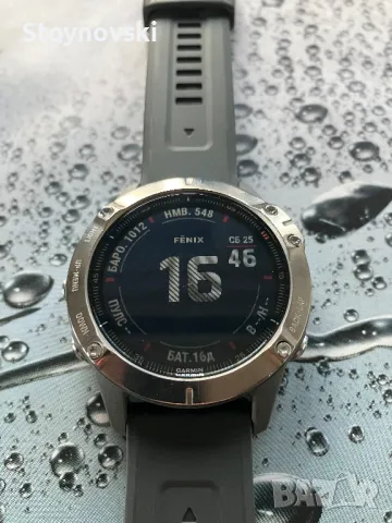 Garmin Fenix 6 Sapphire - Titanium , снимка 1 - Смарт часовници - 48920319