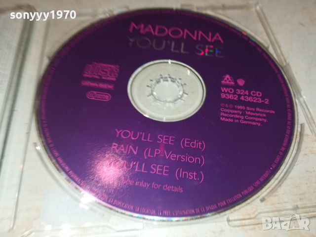 MADONNA CD-ВНОС GERMANY 0807241509, снимка 6 - CD дискове - 46512116