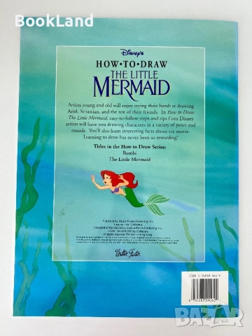 How to draw The little Mermaid| Disney| Как да нарисуваш Малката русалка, снимка 14 - Други - 51591284
