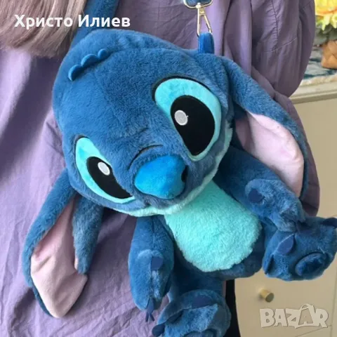 Раница 3D Плюшена Лило и Стич Disney Lilo & Stitch, снимка 4 - Плюшени играчки - 47194817