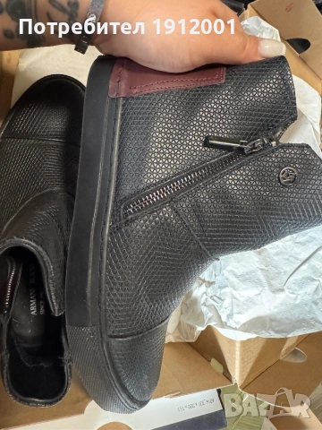 Боти Armani Jeans , снимка 4 - Дамски боти - 53895179