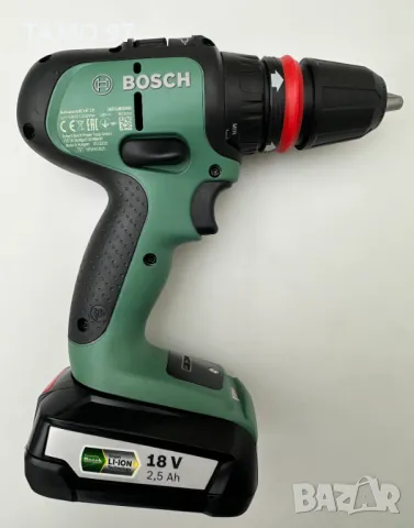  BOSCH AdvancedDrill 18 - Безчетков винтоверт 2x18V 2.5Ah неразличим от нов!, снимка 3 - Винтоверти - 49048650