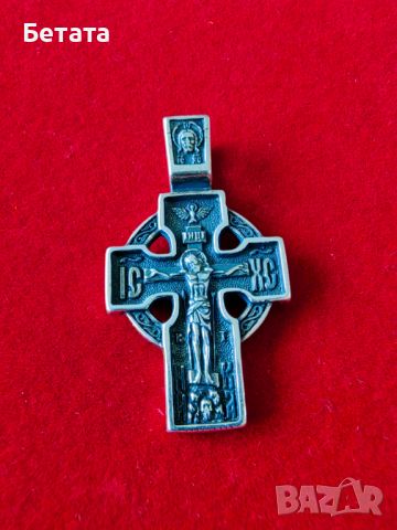 Православен кръст, сребърен кръст, кръст от сребро, сребро, сребро проба 925, снимка 3 - Колиета, медальони, синджири - 45776877