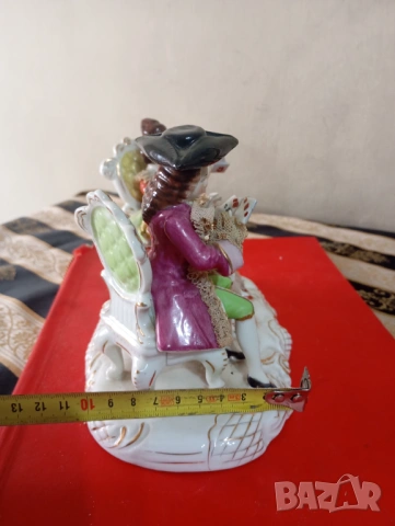 Порцеланова статуетка,композиция, снимка 5 - Статуетки - 54077534