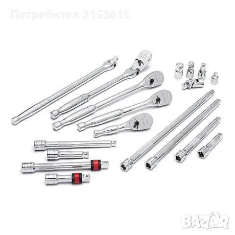 GEARWRENCH 18 части 3/8 тресчотки удължения адаптера, снимка 3 - Други инструменти - 47011466