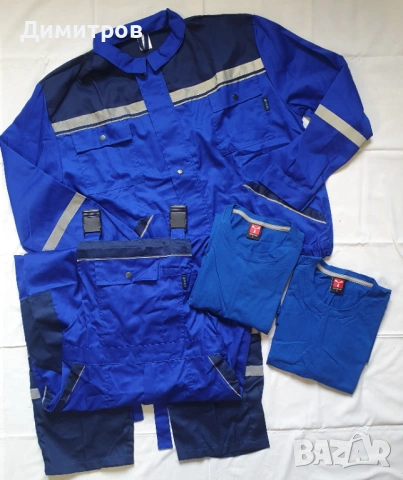 Комплект лятно работно облекло - яке, гащеризон, 2 бр. тениски
