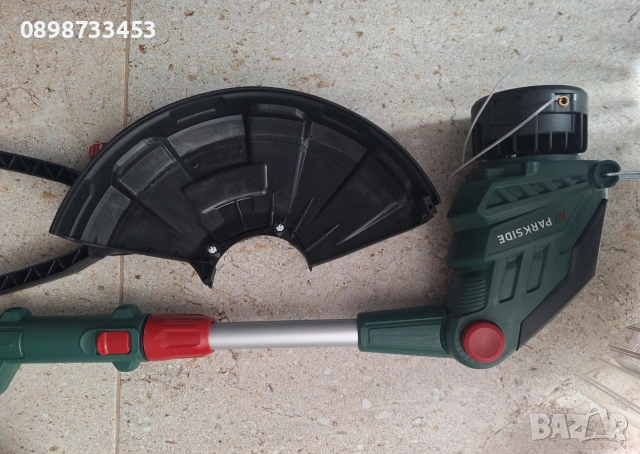 електрически тример 220В на Парксайд Parkside PRTA 550W , снимка 7 - Градинска техника - 53566115