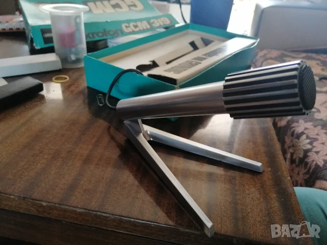 Ретро микрофон GRUNDIG GCM 319, снимка 5 - Микрофони - 50889896