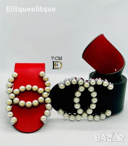 колани 7см от естествена кожа в кутия fendi dolce fabbana versace louis vuitton Gucci , снимка 9 - Колани - 52323865