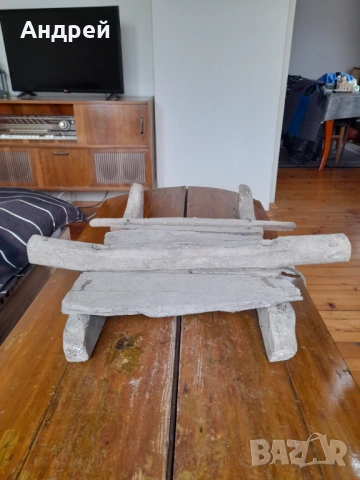 Старинна дървена шейна, снимка 4 - Антикварни и старинни предмети - 54291617