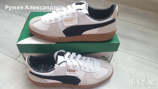 Нови мъжки кожени оригинарни маратонки PUMA PALERMO Lth EUR42 UK8
