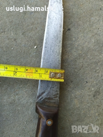 Стар нож с кания, снимка 5 - Антикварни и старинни предмети - 54173695