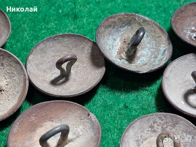 Стари Военни Бронзови Копчета Царство България ПСВ, снимка 14 - Антикварни и старинни предмети - 53946369