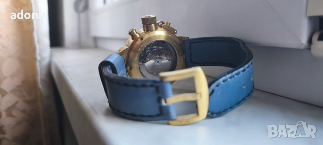 U - boat 7750 chronograph automatic mechanical watch Ю - боат Автомат хронограф механичен часовник, снимка 5 - Други - 52937970