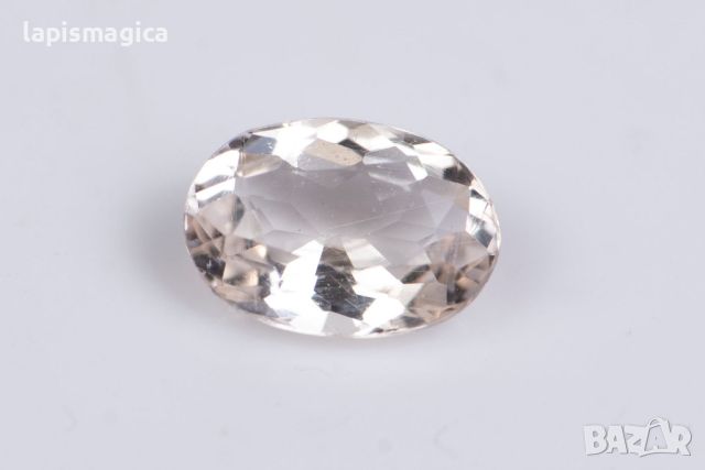 Морганит (розов берил) 0.41ct 6x4mm овална шлифовка №2, снимка 1 - Други - 46282182